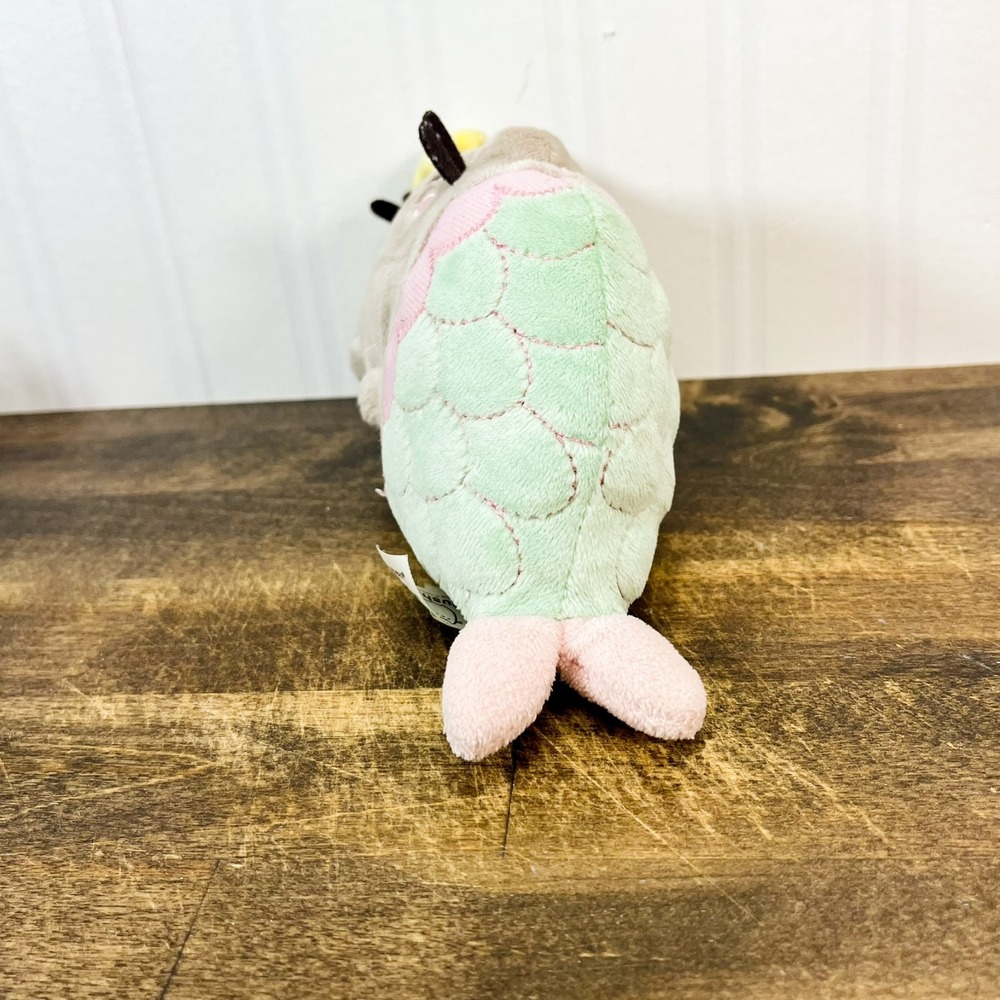 7" Gund Pusheen Cat Plush Mermaid Soft Toy Stuffed Animal - Picture 5 of 10